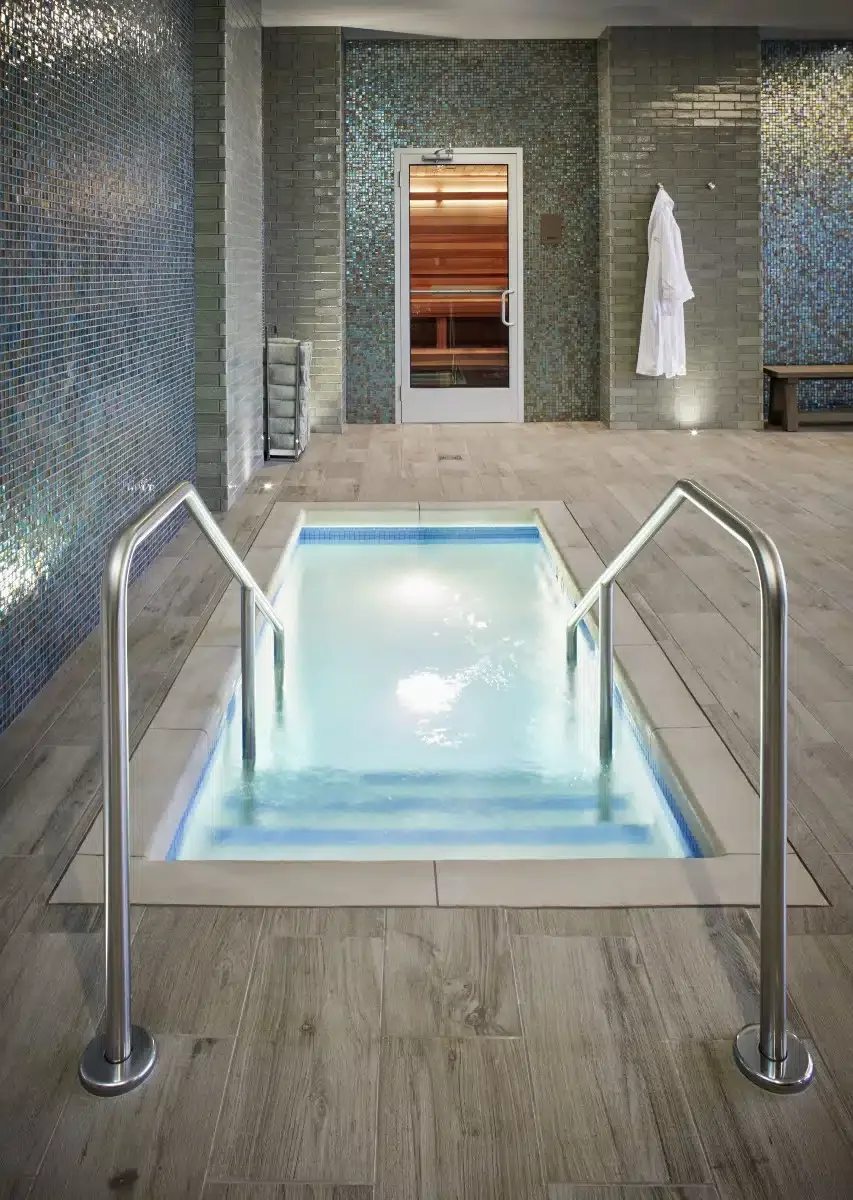 Plunge pool at Kohler Waters Spa.