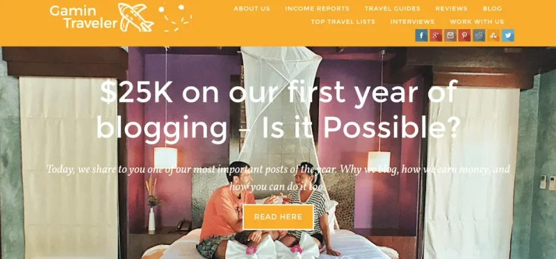 Monetise Your Travel Blog with Gamintraveler