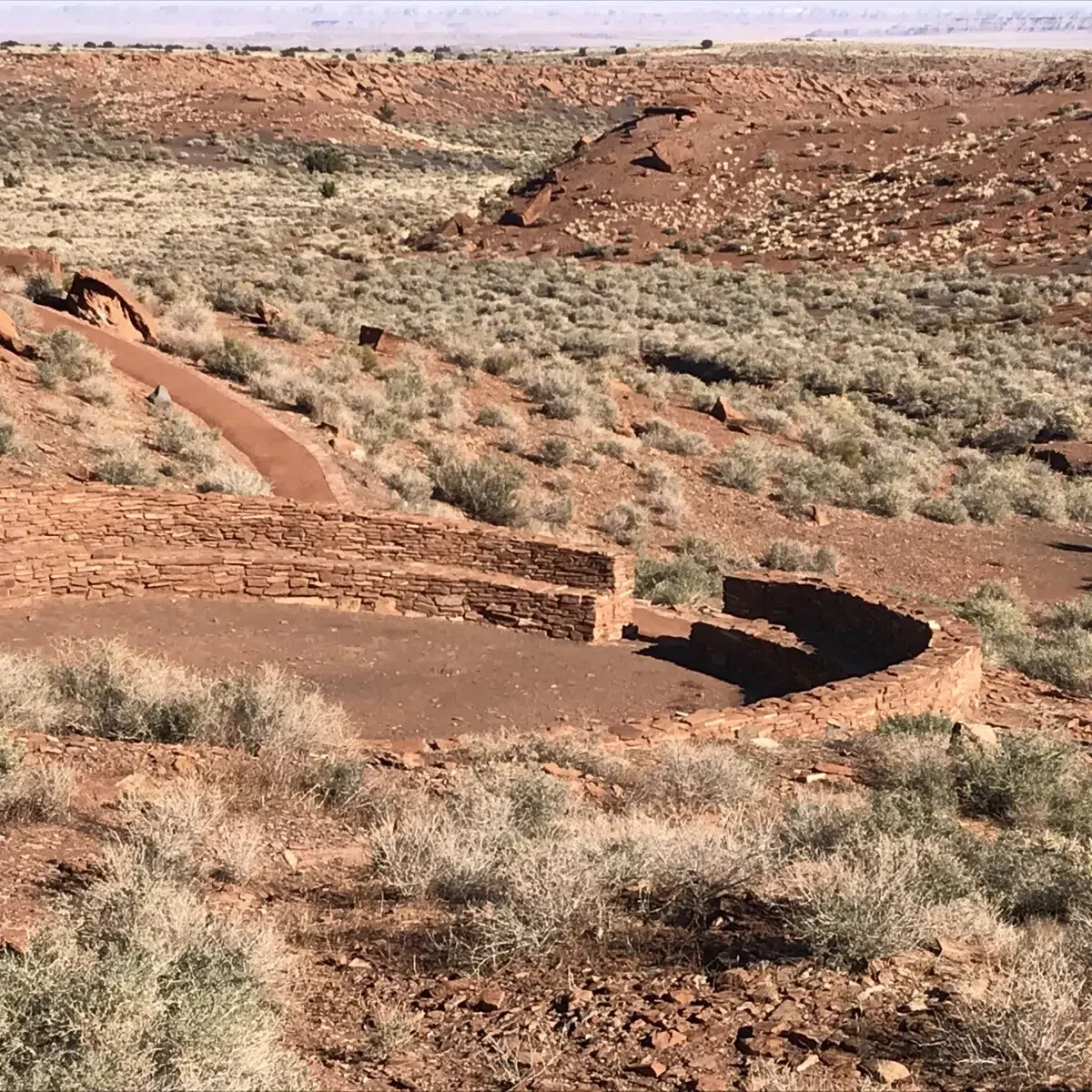 Wupatki Pueblo Kiva - Northern Arizona Road Trip