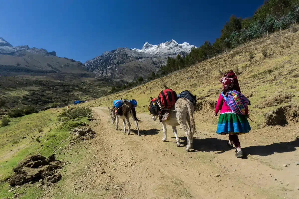 Embrace the cultural differences you discover while trekking in Peru.
