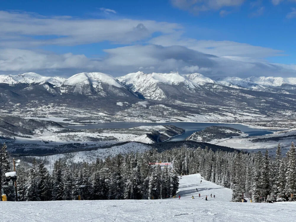 Winter View from Top of Keystone Mountain