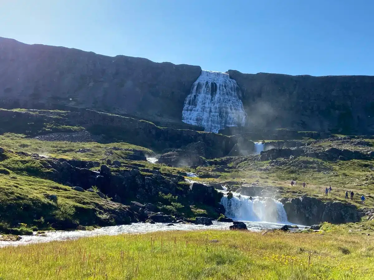 Dynjandi Falls.