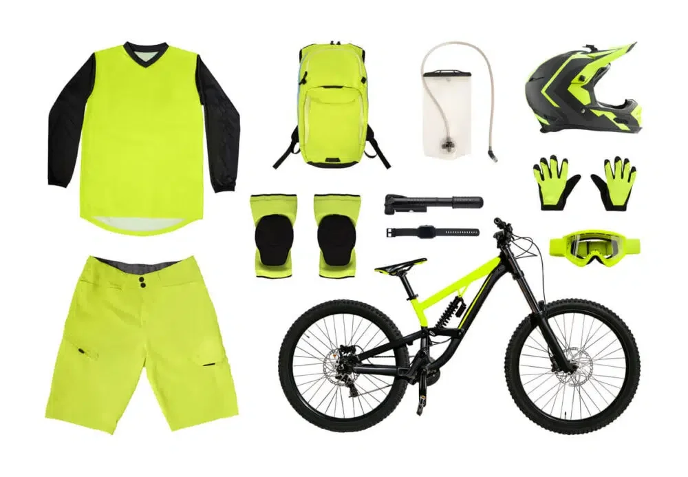 downhill mountain bike equipment
