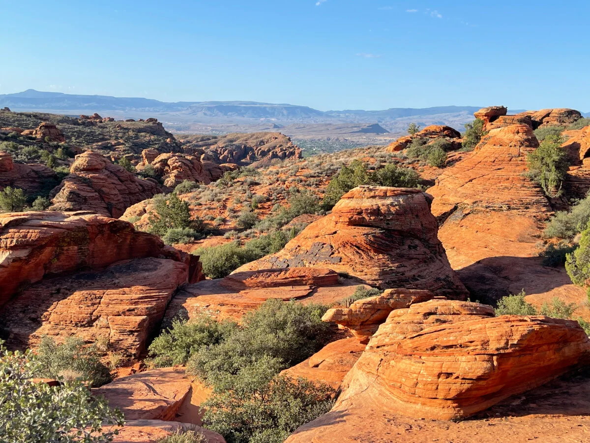 Trekking on the Gila Trail in the Red Cliff Desert Reserve near Red Mountain Resort.