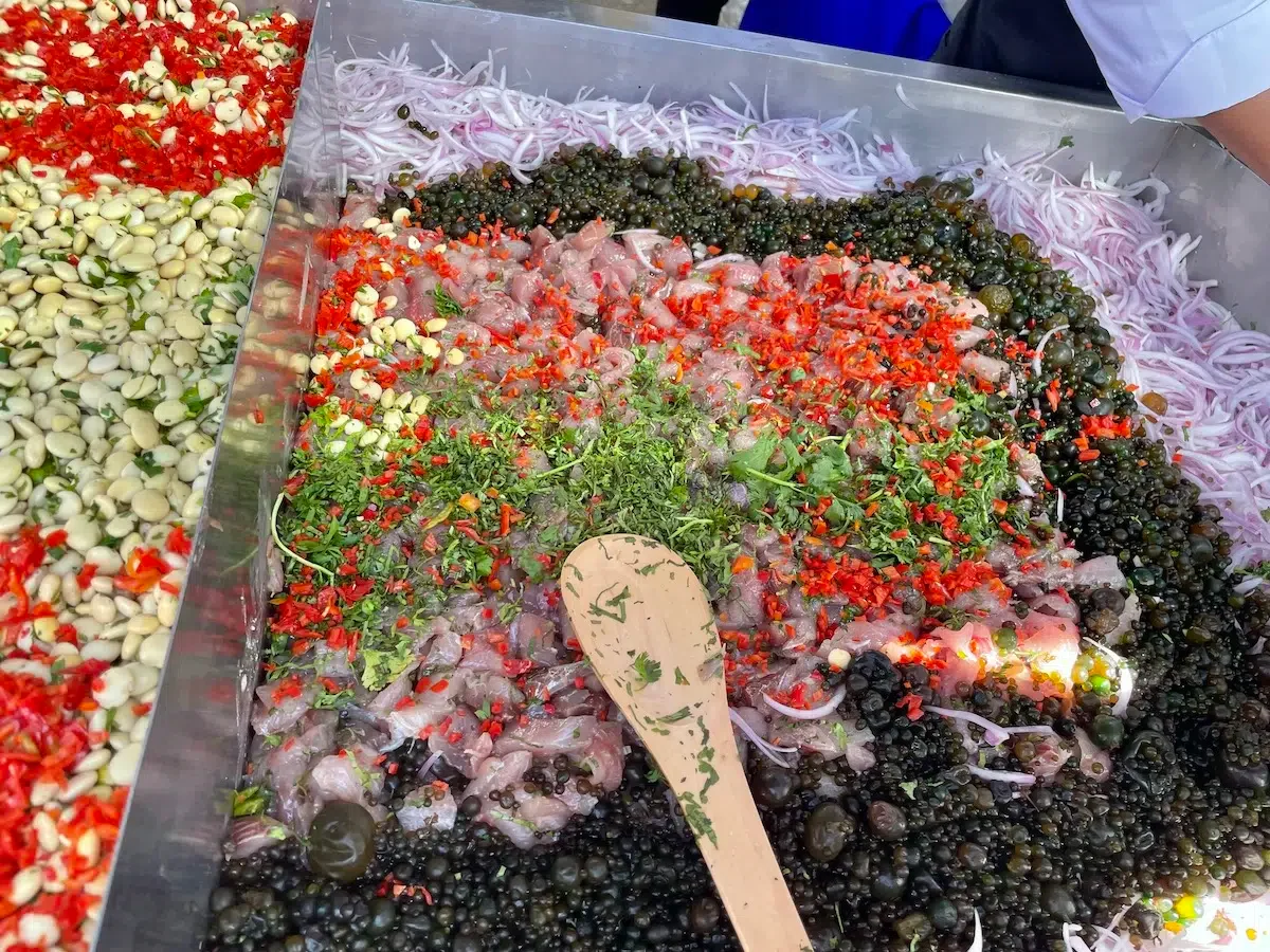 Cevichocho is a local Huaraz specialty.