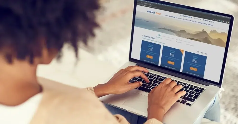 Go online to compare options available from Allianz. Photo courtesy Allianz Travel
