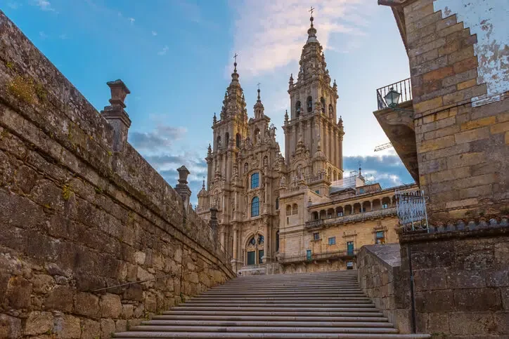 Santiago de Compostela in Galicia, Spain