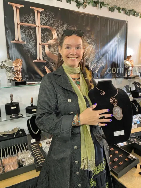 Jill Crozier at Tucson Gem Show