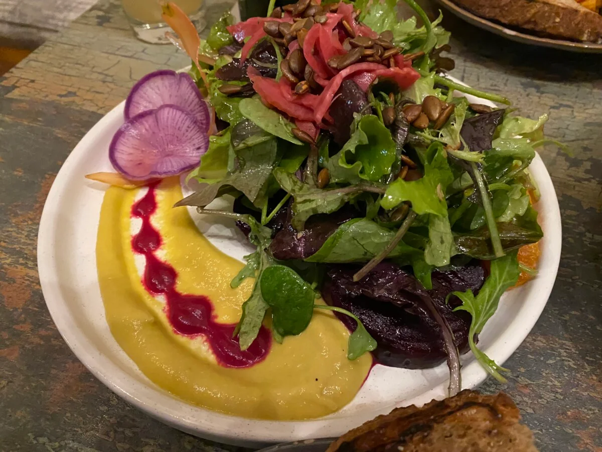 Beet salad. 