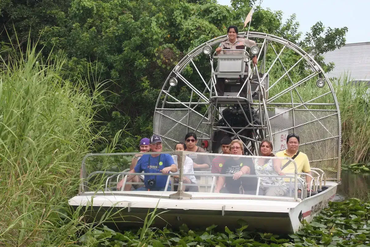 2 Days in Miami. Everglades airboat.